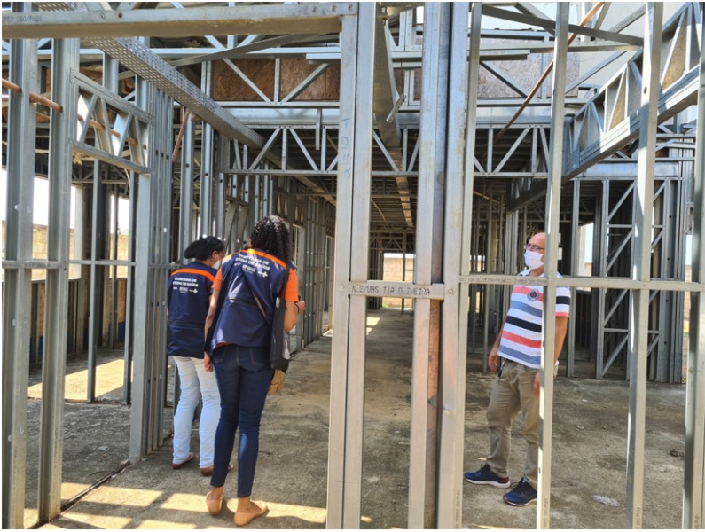 Após visita de engenheiros, obras da UBS Nova Leopoldina finalmente devem ser retomadas