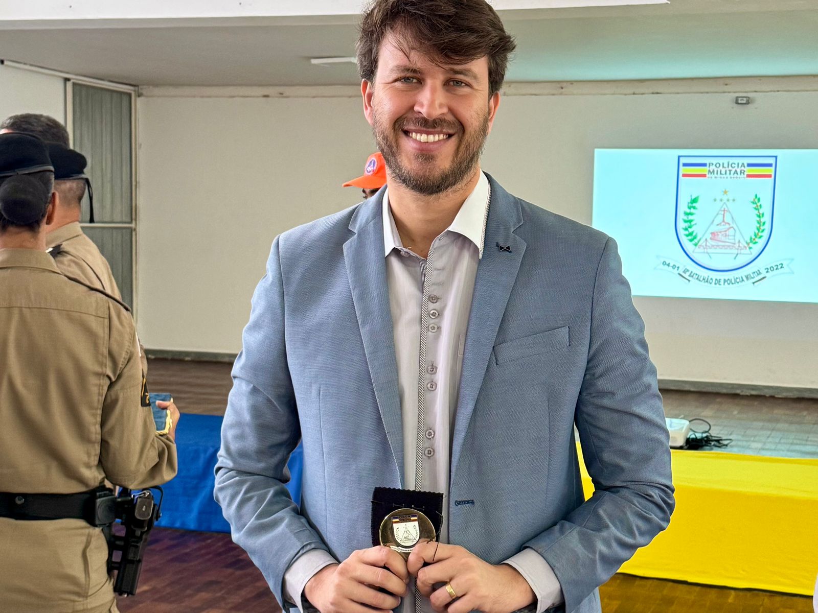 Bernardo Guedes é homenageado no 3º aniversário do 68º Batalhão da Polícia Militar de Minas Gerais